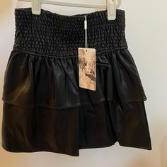 Black. Black Leather Mini Skirt Casual Style, Black Leather Casual Mini Skirt, Casual Black Leather Mini Skirt, Black Faux Leather Skirt For Spring, Spring Black Leather Skirt, Spring Black Faux Leather Skirt, Casual Black Faux Leather Mini Skirt, Girl Skirts, Denim Skirt Women