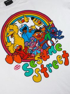 the sesame street characters t - shirt is on display