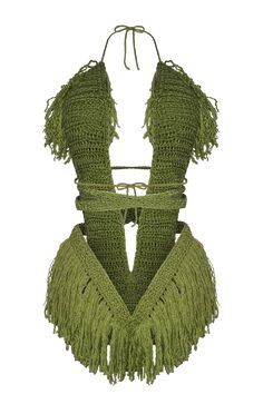 Hebe Crochet One Piece (Sage) - Swimwear | Tanijay Crochet – TANIJAY CROCHET Two Piece Crochet, Crochet Fits, Cute Vacation Outfits, Crochet One Piece, Mode Crochet, Vacay Outfits, Crochet Clothing And Accessories, Tea Leaf, Tie Design