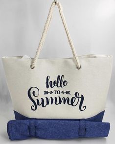 Enjoy a day at the beach or pool with our beach bag! **Beach mat included Tulle Crafts, Bow Craft, Fabric Rolls, Perfect Beach Bag, Beach Tote Bag, Pool Bags, Wreath Supplies, Soft Tulle, Beach Essentials