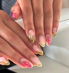 Leo Season Nails, Tropical Nail Ideas, Winter Nail Art Designs, Hippie Nails, Nails Cute, Summery Nails, Classy Acrylic Nails, Almond Acrylic Nails, Cute Gel Nails