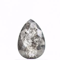 a pear shaped diamond on a white background