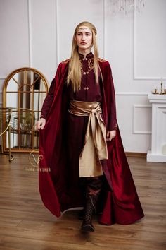 Elvish Long Sleeve Costume For Cosplay Events, Long Sleeve Wedding Costumes For Cosplay Events, Traditional Costumes For Costume Party And Cosplay Events, Elven Costume For Medieval Festivals, Elven Style Long Sleeve Costume For Medieval Festivals, Lotr Fashion, Prince Core, Fantasy Prince Outfit, Elven Clothes