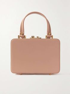 Shop GIANVITO ROSSI Valì mini leather tote, Explore the latest GIANVITO ROSSI women's collection today on NET A PORTER High-end Pink Leather Box Bag, Pink Luxury Leather Box Bag, Luxury Pink Leather Box Bag, Formal Box Bag With Leather Lining, Pink Leather Box Bag For Formal Occasions, Beautiful Handbags, Purple Bags, Boot Pumps, Black Tote Bag