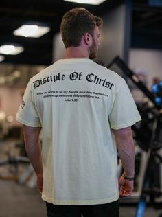 Disciple of Christ Oversized Tee HolStrength Every Single Day, Female Model, Singles Day, Christian Clothing, Oversized Tee, Male Model, Need This, We Need, To Look