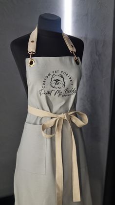 a mannequin with an apron on it