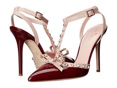 Kate Spade New York Lydia Red Sparkly Shoes, Sandals Sparkly, Red Platform Sandals, Red High Heel Sandals, Red Platform Shoes, Red Patent Leather Shoes, Kate Spade Sandals, Red High Heel Shoes, Red Chestnut