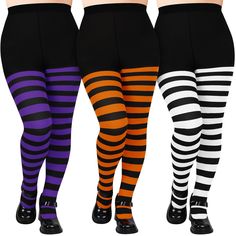 Different Types Of Tights, Scene Tights, Gothic Tights, Leg Accessories, Colorful Tights, Halloween Tights, Gothic Leggings, Goth Clothes, Halloween Clothing