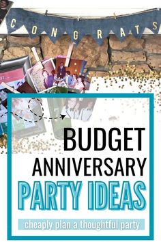 diy anniversary decor with text overlay budget anniversary party ideas. 25th Wedding Anniversary Party Ideas Diy, Decoration Ideas For 25th Anniversary, 25th Wedding Anniversary Decor Ideas, 50th Wedding Anniversary Decorations Diy, 20th Anniversary Centerpieces, Outdoor 50th Anniversary Party Ideas, 30th Wedding Anniversary Decorations, 25th Wedding Anniversary Party Decor