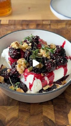 Brandon Frohne on Instagram: "This Jammy Baked Goat Cheese with Blackberry Sangria Jam is such a vibe!🤤🍷 🍇 🧀 

It warm, creamy, so jammy, and loaded with all that cozy fall flavor! 🫠

Make sure to save the recipe, and share this with someone you would smash this deliciousness with!🍇 

1 cup Blackberries
3 oz Sugar
1/2 cup Red Wine 
1 oz Brandy
Zest of 1 Orange
Flaky Salt
1 Goat Cheese Log
1/4 cup Chopped Walnuts
Pinch of Fresh Thyme 

Add BlackBerry, sugar, red wine, brandy, orange zest, and flaky salt to a pot and simmer on high until the jam is reduced and registers 220 degrees Fahrenheit on a thermometer. Reserve. 

Add goat cheese to a baking dish, spoon over jam, and top with walnuts, fresh thyme, and bake in the oven at 400 degrees Fahrenheit for 8-10 minutes until caramelized, Goat Cheese Blackberry Appetizer, Goat Cheese Log, Blackberry Sangria, Goat Cheese Appetizer, Baked Goat Cheese, Cheese Log, No Cook Appetizers, Flaky Salt, Charcuterie Recipes