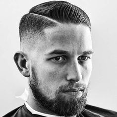 Dapper Haircut, Comb Over Fade Haircut, Low Bald Fade, Hard Part Haircut, Military Haircuts Men, Crew Cut Haircut, Comb Over Fade, Side Part Haircut, Military Haircut