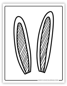 a drawing of two oval shaped objects