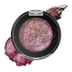 Transform your look with the L.A. Girl Out of this world Shade Shifting Duo Chrome Eyeshadow, Its formula is a high pigmented powder that’s buildable, long-wearing and ultra-smooth! Available in 4 magical shades, that shift color in different lighting and angles. Provides a multi-dimensional shine, without creasing. Cruelty-free, paraben-free & vegan Pro Tip: Pair Duo Chrome Eyeshadow with Shade Shifter Duo Chrome Eye Color to create a unique color combination! Multi-dimensional eyeshadow that s Duo Chrome Eyeshadow, Chrome Eyeshadow, Eye Makeup Styles, Makeup Shades, Best Eyeshadow, Unique Color Combinations, Affordable Makeup, Eyeshadow Primer, Sensitive Eyes