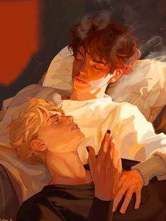 Neil Josten and Andrew Minyard - Andreil - All For The Game (fanart by courtstow10 on x) The Foxhole Court Fanart Andrew And Neil, All For The Game Fanart Neil And Andrew, Foxhole Court Fanart, Aftg Fanart, Andrew X Neil, Neil And Andrew, Neil Josten, The Foxhole Court, Foxhole Court