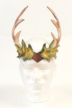 This Costume Hats & Headpieces item by wyrdarmouries has 2084 favorites from Etsy shoppers. Ships from Eden, NC. Listed on Jul 13, 2024 Antler Crown Diy, Fairy Antlers, Leather Circlet, Leather Headdress, Antler Headdress, Forest Crown, Antler Crown, Crown Headdress, Leather Crown