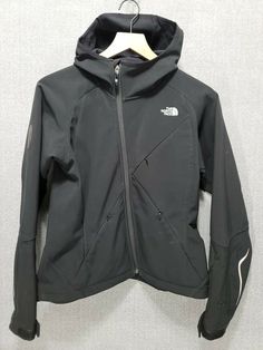 The North Face Recco Apex Womens Jacket Size Small Black White Hooded   Size: Small     Actual Measurements:                                   - Armpit to Armpit: 19”                                                   - Neck to Front Hem: 19”   - Back Neck to Bottom Hem: 23”   - Neck Hem to Cuff Hem: 29”   Color: Black, White Features:Bottom of Form ·       Hood ·       3 Front zippered pockets ·       Cinch string in bottom hem ·       1 Zippered inside pocket ·       Velcro adjustable cuffs · The North Face Hooded Techwear Outerwear, The North Face Fall Streetwear Hooded Jacket, The North Face Outerwear With Adjustable Hood For Streetwear, The North Face Hooded Jacket For Streetwear, The North Face Hooded Streetwear Jacket, The North Face Urban Hooded Outerwear, The North Face Streetwear Outerwear With Adjustable Hood, Urban Hooded Outerwear By The North Face, The North Face Sporty Hooded Jacket For Streetwear