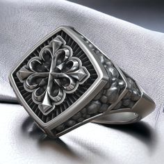 Celebrate the valor and heritage of the Knights with our Maltese Cross Symbol Knight Stones Signet, crafted from high-quality 925 sterling silver. This distinguished ring features the iconic Maltese Cross, a symbol of bravery, honor, and protection, adorned with knightly stones that enhance its regal appearance. Perfect for history enthusiasts and those who appreciate meaningful and symbolic jewelry, this adjustable ring ensures a comfortable fit for any finger size. Handcrafted with exceptional Classic Silver Stainless Steel Signet Ring, Elegant Silver Stainless Steel Signet Ring, Heirloom Silver Tarnish-resistant Jewelry, Silver Heirloom Signet Ring Tarnish Resistant, Heirloom Silver Tarnish-resistant Signet Ring, Elegant Gift Signet Ring With Oxidized Finish, Luxury Silver Stainless Steel Ring, Antique Silver Jewelry Tarnish Resistant, Antique Silver Tarnish-resistant Jewelry