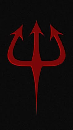 an arrow symbol on a black background with red arrows in the shape of two circles