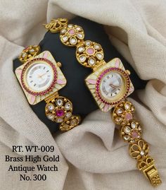 Description :- Vintage Watch, Gold Watch, Womens Watch, Vintage Gold Watch, Minimalist Watch, Ladies Watch, Dainty Watch, Wrist Watch, Watch Gift Gift yourself a royal look with this perfectly crafted kundan necklace set from Manalisstudio. Crafted with high quality, it is impressive in design. The green enamel artwork adds perfect texture to the design. Perfect for weddings and festivities, this antique necklace set should be put on with your favorite sari or lehenga. 100% Satisfaction. Long La Rectangular White Watch As Gift, Rectangular White Watch Gift, White Rectangular Watch For Gift, White Metal Dial Watch Accessories For Gift, White Watch Accessories With Metal Dial For Gift, Antique Watches With Round Dial For Gift, Antique Analog Watch Accessories As Gift, Rectangular Engraved Watches For Gifts, White Wedding Watch With Round Dial