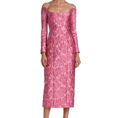 Floral Jacquard Sheath Dress Bust 97cm, Waist 78cm And Hip 106cm Emilia Wickstead, Structured Design, The Ballet, Lingerie Dress, Floral Jacquard, Jacquard Dress, Lace Slip, Tall Model, Fancy Dresses