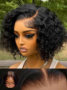 Short Curly Lace Front Wigs Hairstyles, Short Curly Wig Hairstyles, Short Curly Hair Wigs, Lace Wigs Styles, Short Curly Wig, Best Human Hair Wigs, Afro Wig, Bob Cuts, Wigs Glueless