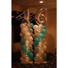 an image of balloons in the shape of numbers