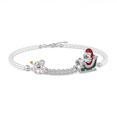 BOGO 40% OFF (Code: H40) Holiday Cheermeister, Christmas Red And Green, Halloween Film, Santa And Reindeer, Christmas Red, Sterling Silver Bracelet, Anniversary Sale, Cultured Pearls, Bracelet Sizes