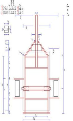 a drawing of a water tank with measurements