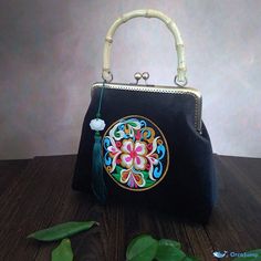 OrcaJump - Sophisticated Embroidered Handbag with a Timeless Appeal Embroidered Handbag, Bags Handbags, Handbags