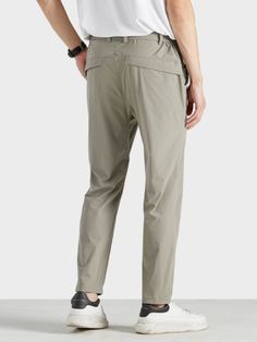 Crafted from a luxurious blend of cotton and polyamide, these mid-rise straight-leg sports pants are finished with a classic zipper fly closure, inviting you to feel and imagine their endless styling potential. DETAILSMaterial: Cotton, PolyamideClosure Type: Zipper FlyWaist Type: Mid Men Sportswear, Casual Pants Men, Cargo Pants Style, Casual Summer Pants, Casual Pants Style, Mid Waist Pants, Casual Cargo Pants, Khaki Chino Pants, Style Cargo