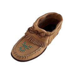 These ladies authentic Native American moccasin style shoes are cute & trendy & feature fashionable fringe, ankle high, beaded for sale online at best discount price in women's size 5-10. Fringe Moccasin Boots, Native American Moccasins, Fringe Moccasins, Beaded Moccasins, Moccasin Shoes, Moccasin Flats, Moccasins Women, Beaded Ankle, Moccasins Style