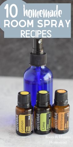 10 favorite homemade room spray recipes made with essential oils. Home Spray, Room Sprays