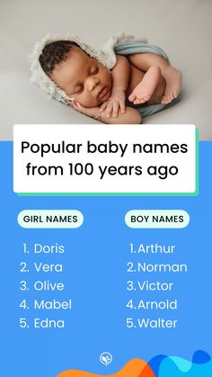 a baby is sleeping on top of a blanket with the names of its babies in it