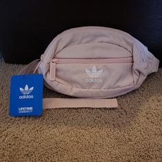 Nwt Pink Adidas Waist Pack Trendy Adidas Shoulder Bag For Daily Use, Casual Adidas Bag For Everyday, Casual Adidas Bags For Everyday Use, Sporty Pink Shoulder Bag With Removable Pouch, Casual Everyday Adidas Bag, Functional Pink Pouch Bag, Pink Pouch Shoulder Bag With Pockets, Casual Pink Shoulder Bag For Travel, Adidas Pink Bags For Everyday Use