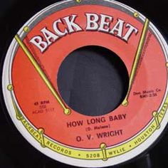 the back beat label for how long baby, which was released on vinyl records in 1971