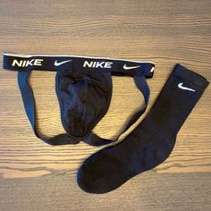 Selling New And Unworn Jock And Socks Bundle. Nike Anti-odor Comfortable Socks, Nike Anti-odor Sports Socks, Non-slip Black Socks For Training, Black Cotton Anti-odor Socks, Non-slip Black Cotton Socks, Non-slip Black Training Socks, Black Non-slip Cotton Socks, Lightweight Micro-elastic Sports Socks, Black Nikes