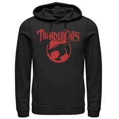 ThunderCats Ho! Fight for Thundera with this men's graphic tee. ThunderCats Ho! Fight for Thundera with this men's graphic tee. Drawstring hood 1-pocket Long sleevesFABRIC & CARE Cotton, polyester Machine wash Imported Color: Black. Gender: male. Age Group: adult. Hooded T-shirt With Graphic Print For Fans, Hooded Graphic Print T-shirt For Fans, Hooded Graphic Print T-shirt Fan Apparel, Thundercats Logo, Thundercats, Mens Graphic Tee, This Man, Pocket Pouch, Fabric Care