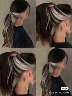 Guided Glamour: Expert Advice for Perfecting Your Hairstyle Hidden Hair Color, Hairstyles Fall, Κούρεμα Bob, Hair Color Underneath, Hair Color Streaks, Hair Streaks, Dyed Hair Inspiration, Fishtail Braid, Caramel Highlights