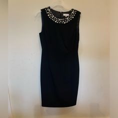 Size 6. Elegant Calvin Klein Mini Dress, Elegant Calvin Klein Mini Dress For Evening, Elegant Black Calvin Klein Dress, Elegant Black Calvin Klein Mini Dress, Calvin Klein Black Cocktail Dress, Chic Calvin Klein Black Mini Dress, Calvin Klein Black Chic Mini Dress, Chic Black Calvin Klein Mini Dress, Black Lace Shirt