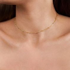 "Dainty and simple, this delicate satellite choker necklace will go with absolutely anything. Perfect worn on its own or layered with longer necklaces. * D E T A I L S * ∙ Material: .925 Sterling Silver or 18K Gold Plated over .925 Sterling Silver ∙ Adjustable length. Available in two sizes: 30cm + 8cm extension chain (12 to 15 inches) & 35cm + 5cm extension chain (14 to 16 inches) ∙ Hypoallergenic & nickel-free * P A C K A G I N G * ∙ All jewelry is sent out beautifully packaged in our Delicate Station Necklace With Satellite Chain, Minimalist Layered Choker Necklace, Dainty Choker With Adjustable Chain For Layering, Station Necklace With Satellite Chain For Gift, Dainty Choker With Adjustable Chain, Everyday Delicate Clavicle Chain Choker, Dainty Station Necklace With Satellite Chain, Dainty Necklace With Satellite Chain, Minimalist Station Necklace With Satellite Chain