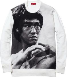 Supreme x Bruce Lee Crewneck in White Streetwear Style, Sell Online, Bruce Lee, Ecommerce Website, Capsule Collection, Selling Online, Fashion Brands