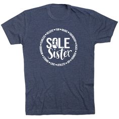 Show off your sole sister pride in our short sleeve tee. The tee is made from soft, lightweight, and slightly heathered material. Our crewneck short sleeve tee has a relaxed fit that looks great when paired with any choice of athletic or everyday bottoms. This stylish short sleeve tee is perfect for everyday wear and an ideal running gift for any occasion. Grab your best friend and run those miles together in this stylish top. Sole Sisters Running Shirts, Sports Season Running T-shirt With Short Sleeves, Short Sleeve Relaxed Fit T-shirt For Running, Gray Short Sleeve T-shirt For Running, Cheap Breathable Running T-shirt, Sole Sisters, Sister Tshirts, Running Short, Running Gifts