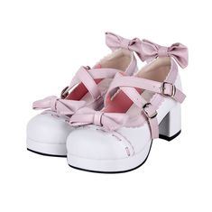 Customized Product. is not eligible for return. Ship In 5-15 Days.Fabric Material: PuColor: WhiteHeels Height: 6cm/2.36" White Heels Shoes, White Shoes Heels, 2000s Japanese Fashion, Chic Tattoo, Halter Dress Short, Kawaii Shoes, Aesthetic Shoes, White Heels, Sweet Lolita