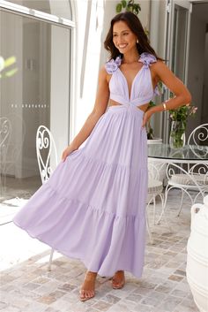 Moonlight Dance Maxi Dress Lilac Dress Lilac, Bridal Shower Dress, Shower Dresses, Lilac Dress, Long Sleeve Lace Dress, Dresses Backless, Christmas 2023, Maxi Dress Blue, Yellow Dress