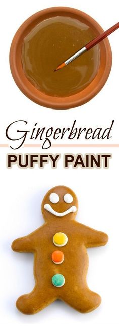 the gingerbread puppy paint recipe is ready to be eaten