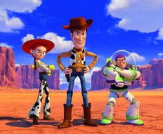 the toy story movie characters are posed together