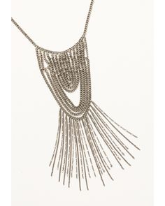 Idyllwind Women's Cantrell Silver Chain Necklace, Silver Long Adjustable Metal Chain Necklace, Long Metal Chain Necklace With Adjustable Chain, Long Metal Layered Necklace With Chain, Metal Snake Chain Layered Necklace, Metal Double Chain Dangle Necklaces, Metal Layered Necklace With Adjustable Chain, Delicate Long Metal Chain Necklace, Bohemian Metal Clavicle Chain Necklace, Silver Multi-strand Metal Chain Necklace