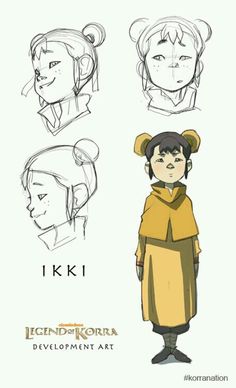 some character sketches for the upcoming avatar