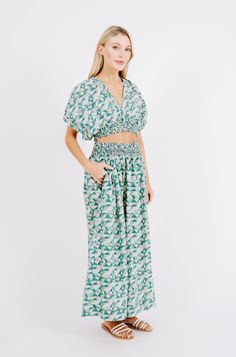 granada skirt in seaglass – MIRTH Easy Does It, Spring Skirts, Cotton Voile, Cropped Top, We Wear, Granada, Cotton Silk, Long Skirt, Warm Weather