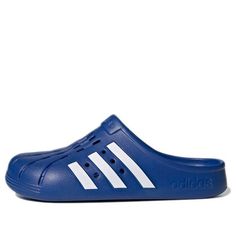 adidas Adilette Clog 'Royal Blue' GZ5314 (Cozy/Unisex/Wear-resistant) Sporty Blue Clogs With Cushioned Footbed, Synthetic Closed Toe Sports Clogs, Closed Toe Synthetic Clogs For Sports, Synthetic Closed Toe Clogs For Sports, Sporty Breathable Clogs For Sports, Sports Clogs With Cushioned Footbed, Sporty Streetwear Clogs With Cushioned Footbed, Non-slip Closed Toe Clogs For Sports, Sporty Slip-on Clogs With Fade-resistant Finish